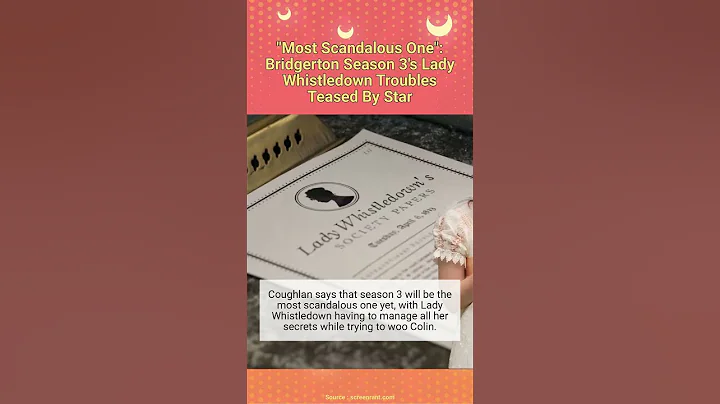 "Most Scandalous One": Bridgerton Season 3's Lady Whistledown Troubles Teased By Star #Shorts #tv