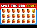 Find the ODD One Out - Fruit Edition ????????????| Easy, Medium, Hard - 60 Ultimate Levels | Quiz Lion