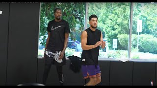 Kevin Durant, Devin Booker & Jalen Green's #NBASummer Grind With Adam Harrington! |🎥@SwishCultures