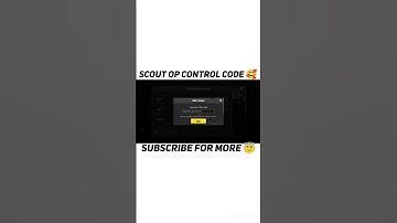 SCOUT OP CONTROL CODE 🥰 #bgmi #gaming #bgmiindia #shortsviral #shorts