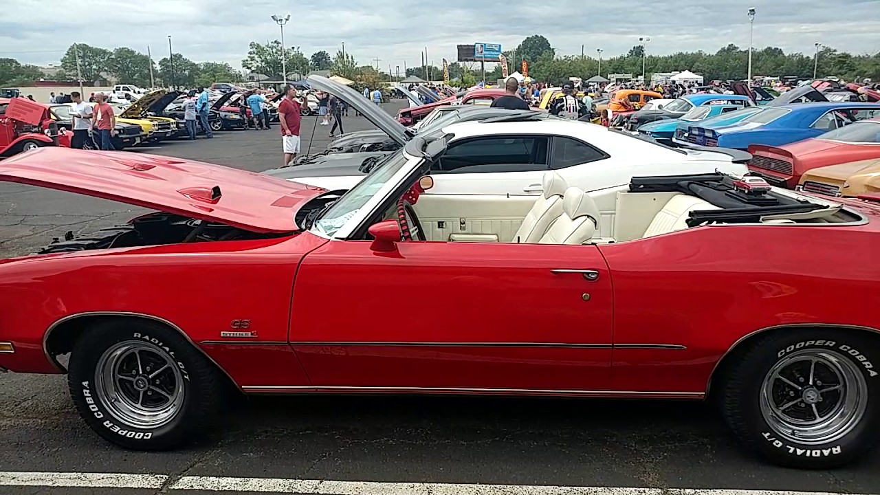 1972 Red Pontiac Gs Stage 1 White Convertible Kl 3