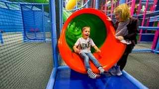 Fun Tubes And Pipes At Andy's Lekland Indoor Playground For Kids