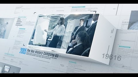 The Box History Company | After Effects Template | Video Displays