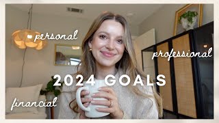 GRWM: my goals for 2024 (plus a big change next year?) | personal, professional, financial