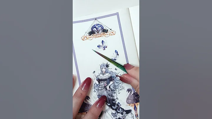 ASMR✨ scrapbooking 💜Purple Theme  #shorts  #asmr #journaling   #scrapbook