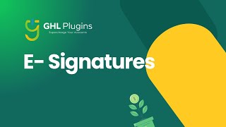 Uploading and Managing E-Signatures in GHL