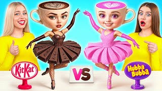 Download Lagu Chewing-Gum vs Nourriture au chocolat Défi | Bataille Comestible par Bubba DO Challenge MP3