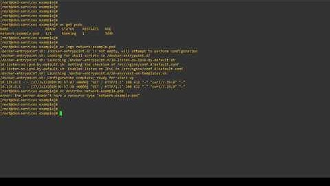 Openshift Network Service