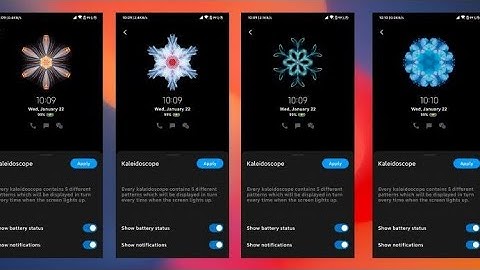 mi 11x always on display icons
