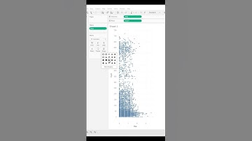 How to Change Shapes in Tableau Charts? #shorts