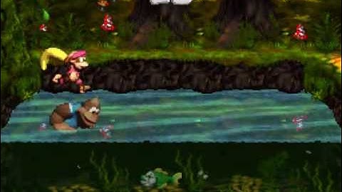 DKC3 105% Run pt 8 - Level 2-2: Riverside Race