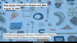 New Voices 2025 Info Session | August 13, 2024
