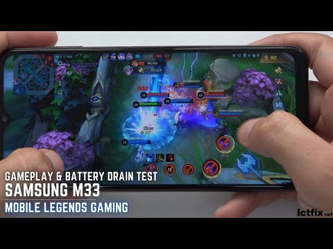 Samsung Galaxy M33 Mobile Legends Gaming test | Exynos 1280, 120Hz Display