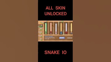 Snake io all skin unlocked #snakeio #gameplay #shorts