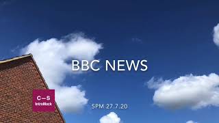 BBC News intro 5pm 27.7.20 MOCK