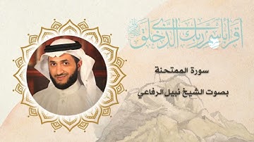 سورة الممتحنة بصوت الشيخ نبيل الرفاعي