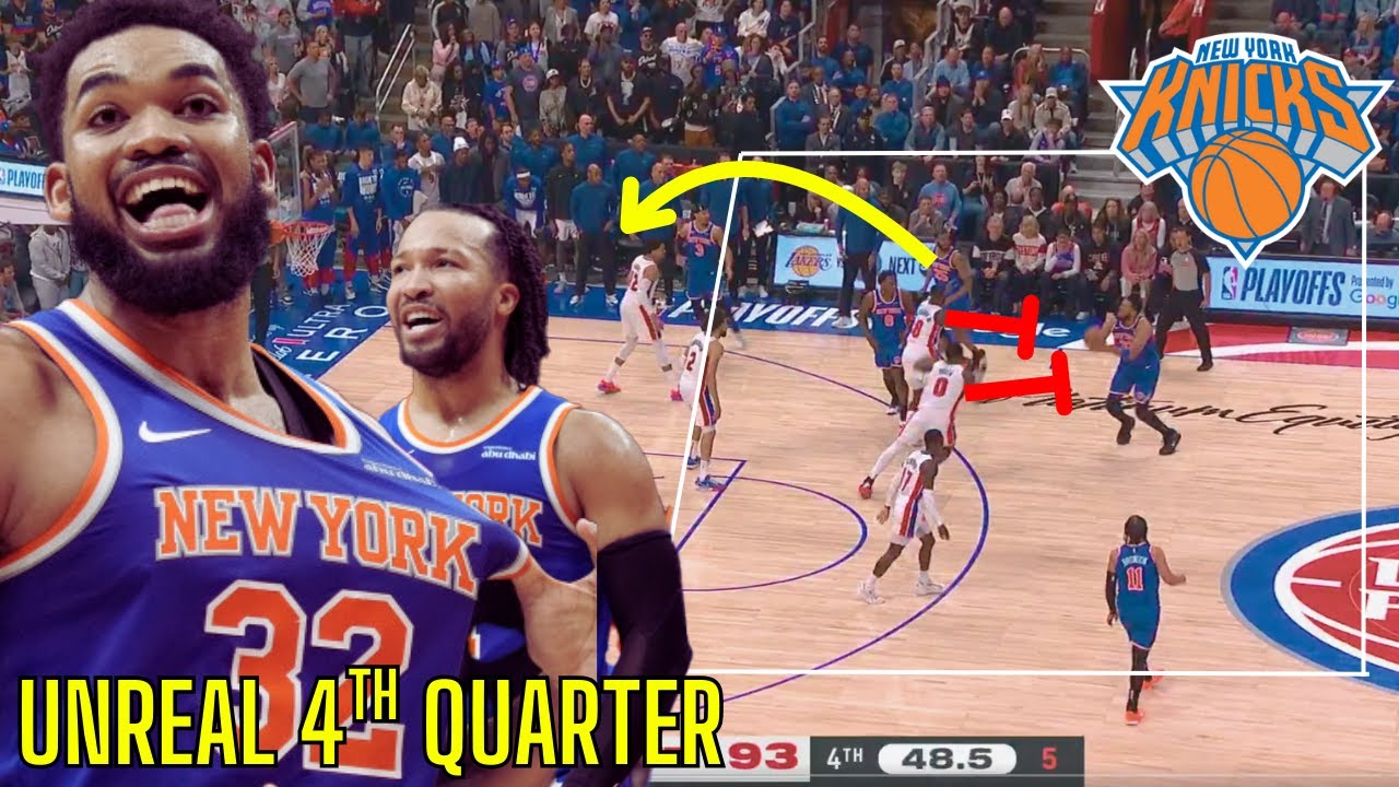 The New York Knicks Are ABSOLUTELY BATTLE TESTED... | Knicks vs Pistons ...