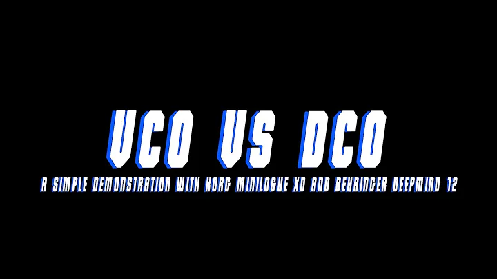Analog Oscillators | VCO VS DCO | A Simple Demonstration/Comparison