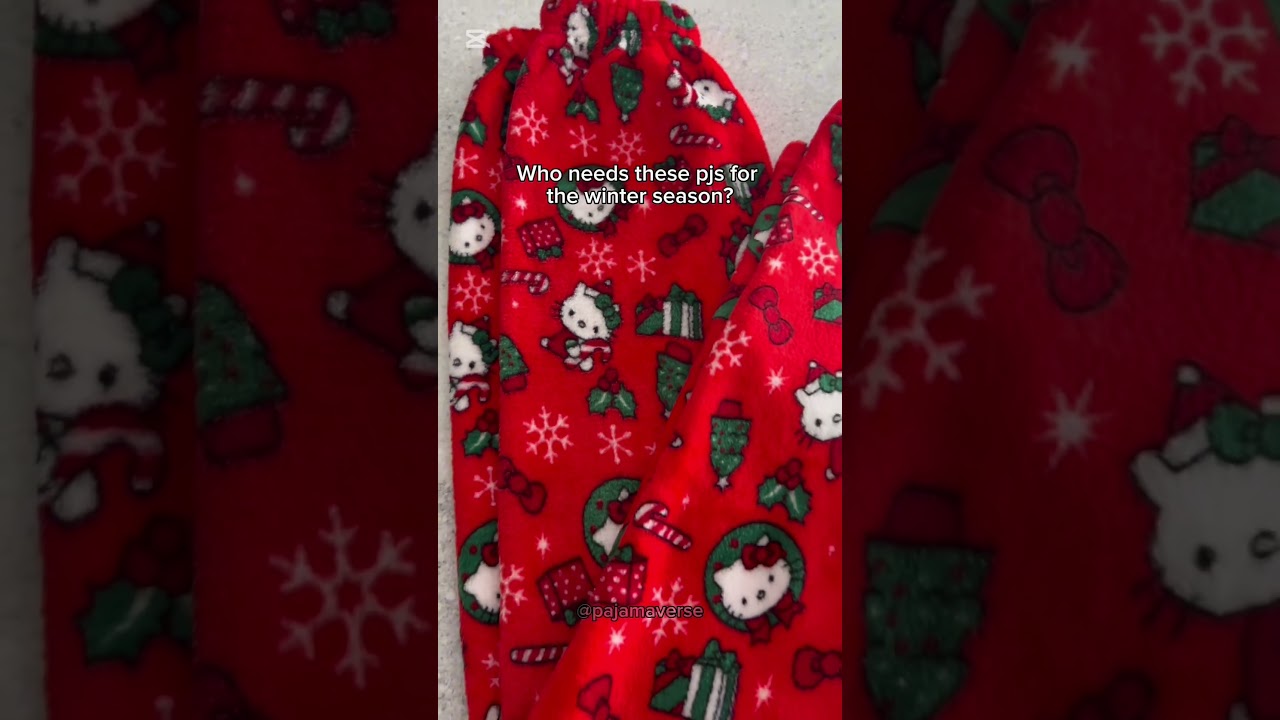 How soft do these Hello Kitty PJs look? Perfect for a cozy winter night! ❄️💗