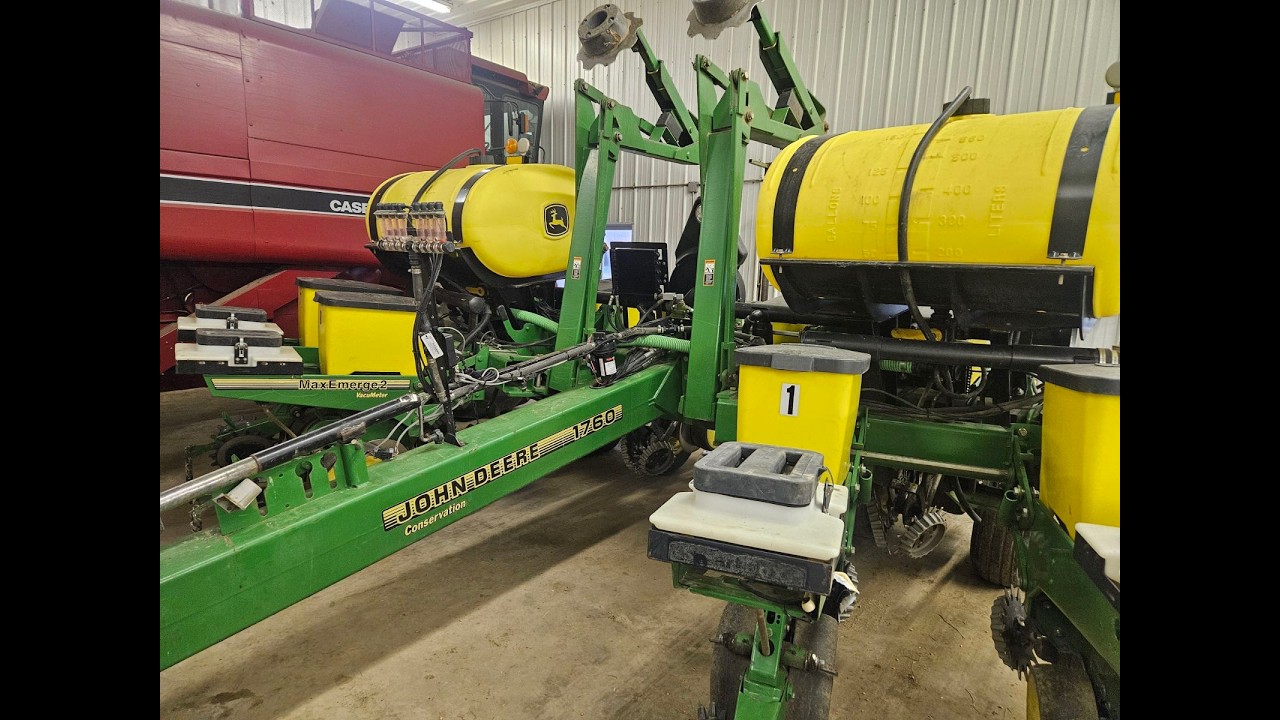 Экскурсия по сеялке John Deere 1760