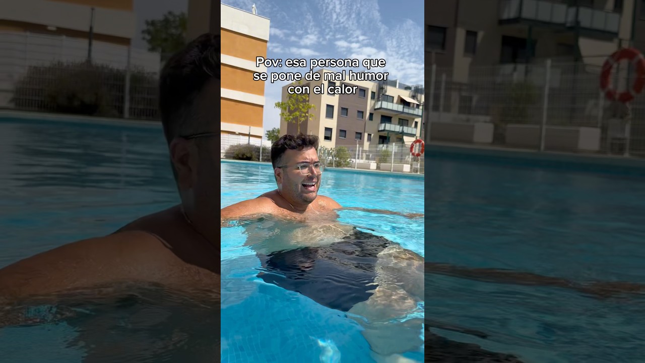 EL QUE SE PONE DE MAL HUMOR POR EL CALOR😤🥵 #humor #comedia