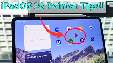 3 tips for the iPadOS 26 pointer settings! How to change the circle to arrow!