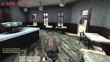 Dayz Standalone #43: Burlap Sack Now WORK! + Change Color Of Bike Helmet!