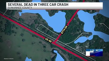 FHP: Four dead, including two children, after a multi-vehicle crash in Suwannee County
