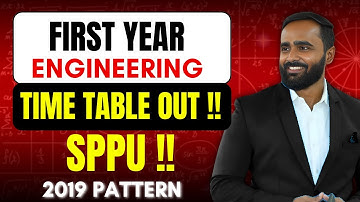 FIRST YEAR ENGINEERING TIME TABLE OUT !! | SPPU | 2019 PATTERN | PRADEEP GIRI SIR