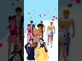 Princess Disney Makelover Run All Level -05 💄🍎 #games #youtubeshorts #princessmakeup