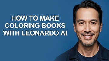 How To Make Coloring Books With Leonardo Ai - KevinHowTo