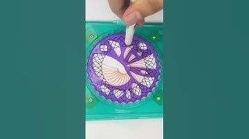 Can You Resist the Calm of This Spirograph Art? ASMR for Relaxation! #asmr #art #2024 #shorts #usa