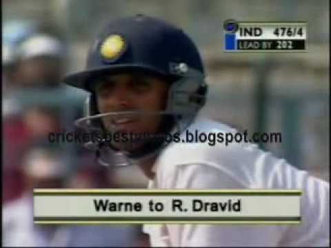 Cricket Video - Rahul Dravid 180 at Eden Garden