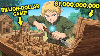 Worthless Elf Unlocks OP Kingdom Building Skills & Crafts Billion Dollar Games From A Wooden Block!