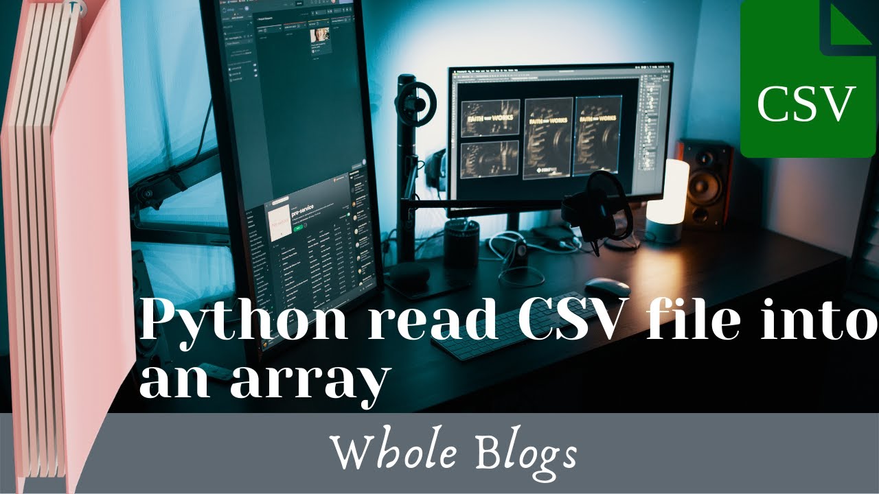 Python Import Csv To Array