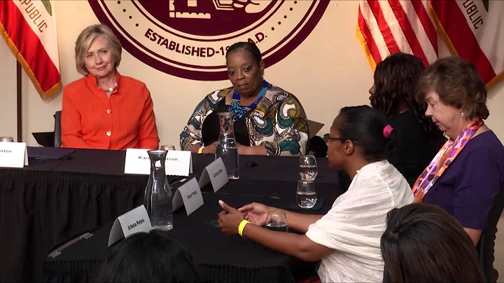 Clinton Round Table Highlights - w/ SEIU 2015 Regi...