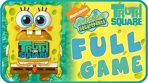 SpongeBob Truth or Square FULL GAME Longplay (Wii, X360, PSP)