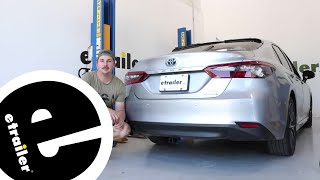 etrailer | Curt Class I Trailer Hitch Installation  2022 Toyota Camry