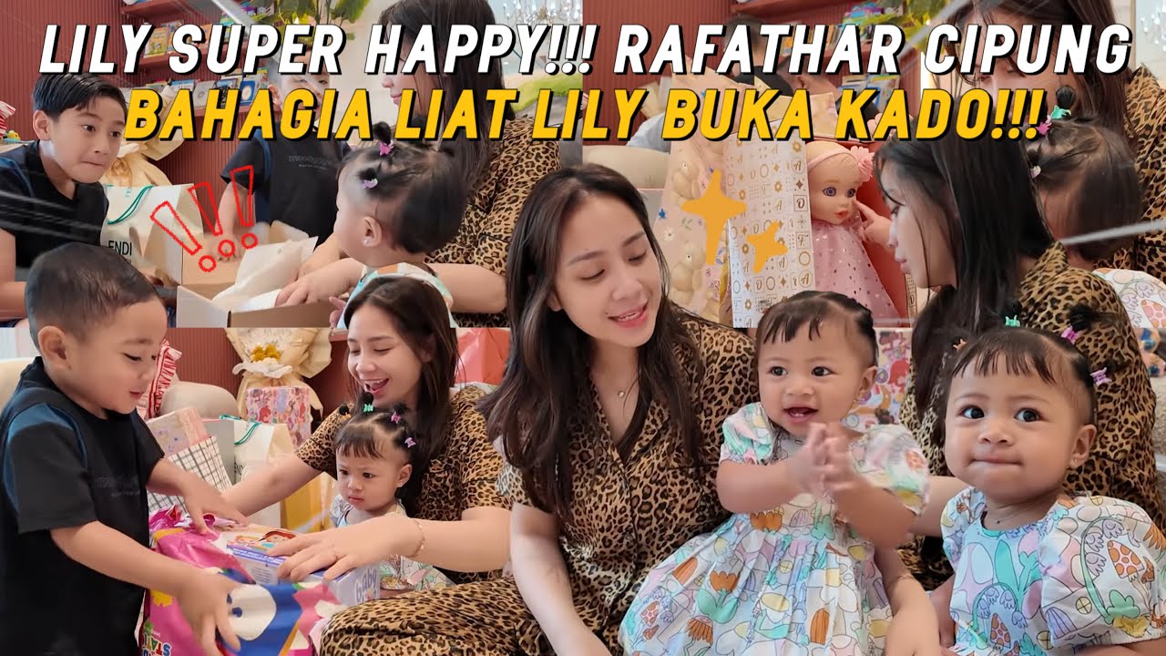 PERTAMA KALI UNBOXING TUMPUKAN KADO ULANGTAHUN LILY!!! NAGITA CIPUNG BANTUIN BUKA KADO!!