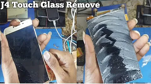 SAMSUNG J4 Touch Glass Remove & Dissemble Screen !!