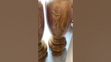 Lục Bình Gỗ Cẩm Vàng Cao 170Cm Đường Kính 48Cm