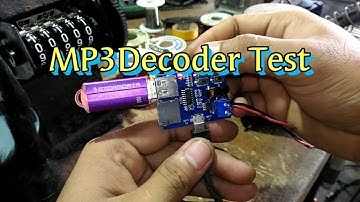 Mp3 decoder with built in amplifier