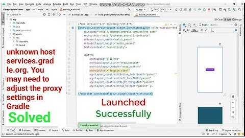unknown host services.gradle.org. You may need to adjust the proxy settings in Gradle