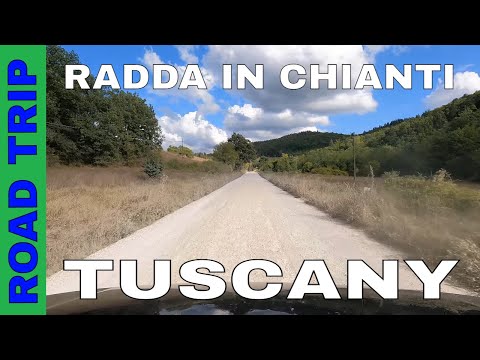 ROAD TRIP TUSCANY ITALY │RADDA IN CHIANTI 4K │Scenic Drive