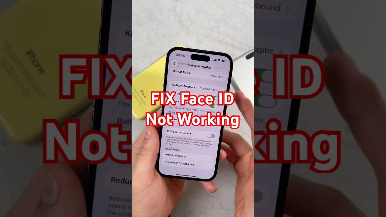 iPhone Face ID Not Working FIXED - YouTube