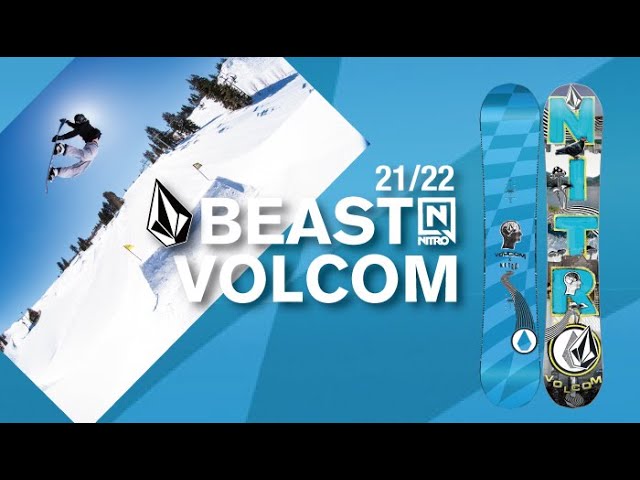 ナイトロ スノーボード 【ビースト x ボルコム】21-22 NITRO BEAST×VOLCOM  （日本語字幕入り）FIS王者マーカスクリーブランドも愛用するキングオブフリースタイルボードを紹介