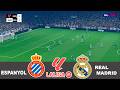 ESPANYOL vs REAL MADRID | LA LIGA 25/26 | match simulation | pes 2021
