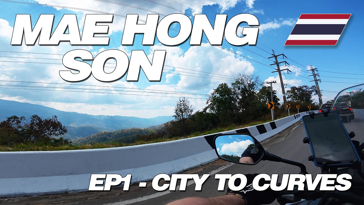 Episode 1 | Escaping Chiang Mai into Thailand’s Northern Roads | Mae Hong Son Loop POV 4K  🇹🇭