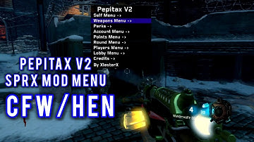 BO3 | 1.07 | Pepitax V2 | SPRX Mod Menu | Zombies | (CFW/HEN) [+Download]