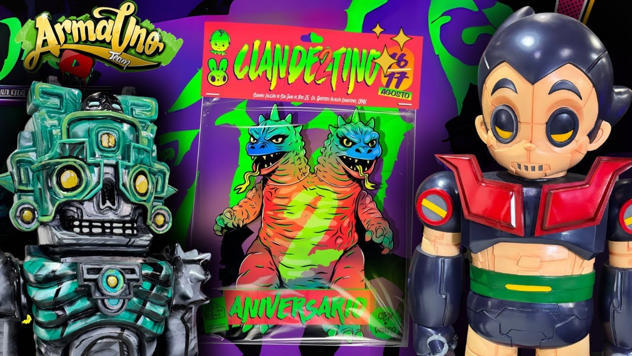 Segundo aniversario de 🔥 CLANDESTINO 🔥 artoy, sofubi y mucho más en el evento más esperado 